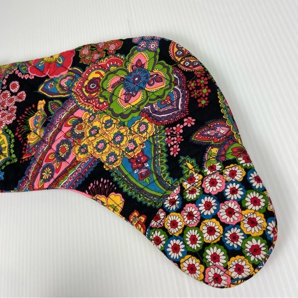Vera Bradley Symphony in Hue Christmas Stocking – Retired Print